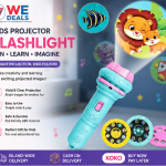 Projector Flashlight Toy – Story Torch with Rotating Picture Discs
