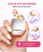Penguin Mini Nail Lamp – Cute UV LED Gel Nail Dryer - Image 5