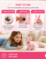 Realistic Plush Bunny – Ultra-Soft Lifelike Rabbit Plush Toy - Image 3