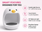 Penguin Mini Nail Lamp – Cute UV LED Gel Nail Dryer - Image 6