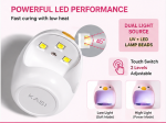 Penguin Mini Nail Lamp – Cute UV LED Gel Nail Dryer - Image 2