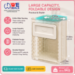 Hanging Kitchen Trash Can – Foldable Wall-Mount Cupboard Bin - Image 3