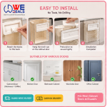 Hanging Kitchen Trash Can – Foldable Wall-Mount Cupboard Bin - Image 4