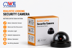 Dummy Fake Camera – Dome Security Camera with Flashing Red LED - Image 4