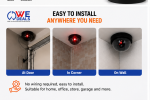 Dummy Fake Camera – Dome Security Camera with Flashing Red LED - Image 3