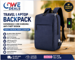 Travel Laptop Backpack – Water Resistant, Anti-Theft & USB Charging Business Backpack