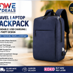Travel Laptop Backpack – Water Resistant, Anti-Theft & USB Charging Business Backpack