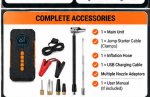 4-in-1 Car Emergency Lifesaver – Portable Car Jump Starter, Tyre Inflator, Power Bank & LED Emergency Light - Image 4