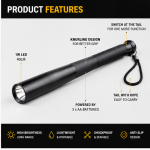 Waterproof LED Flashlight – Super Bright Aluminium Alloy Torch | IPX6 Outdoor Emergency Light - Image 4